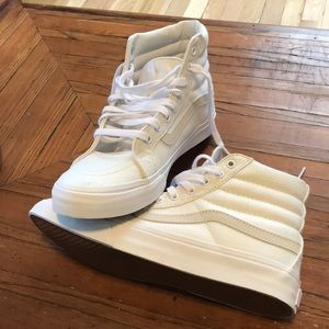 Vans Slim Classic White High Tops